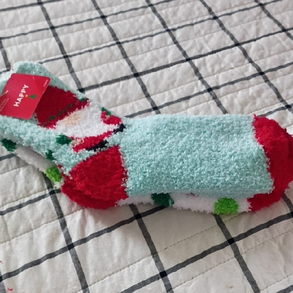 2 pair fuzzy socks #3
